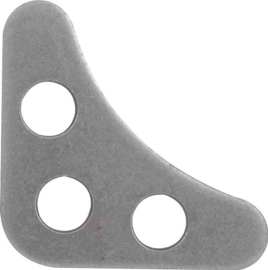 Allstar Performance Gussets ALL22196 Gusset, Mild Steel, Natural, Triangular, 0.125 in. Thick, 1.875 in. Length, Three Hole, Set of 10