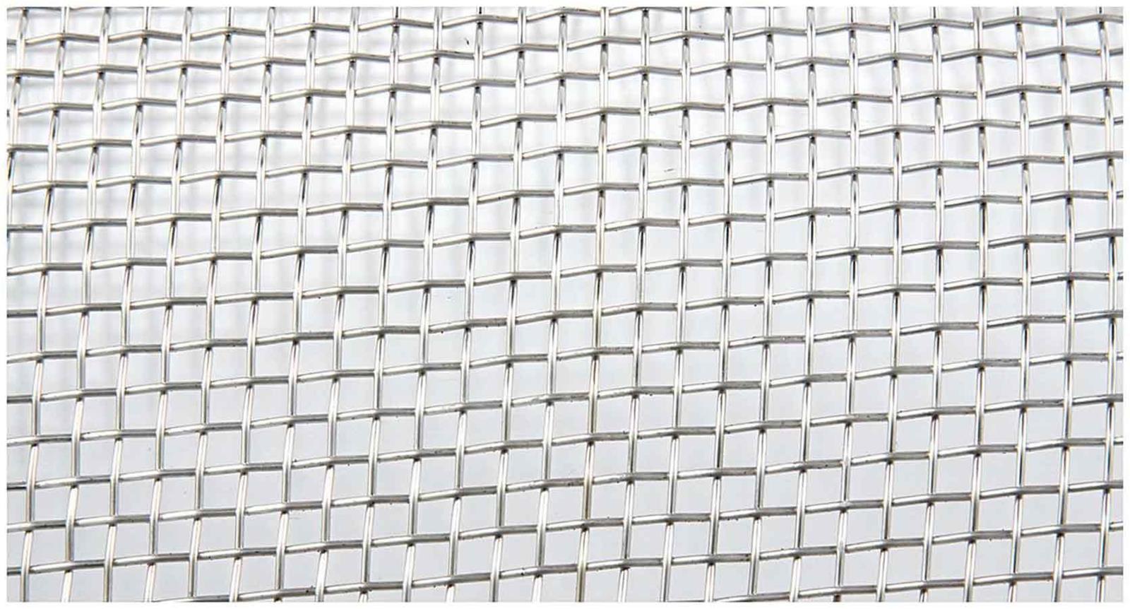 Allstar Performance Stainless Wire Screens ALL22267 Screen, Steel, 1/8 in. Opening, .035 in. Diameter, 36 in. Height x 36 in. Long, Each