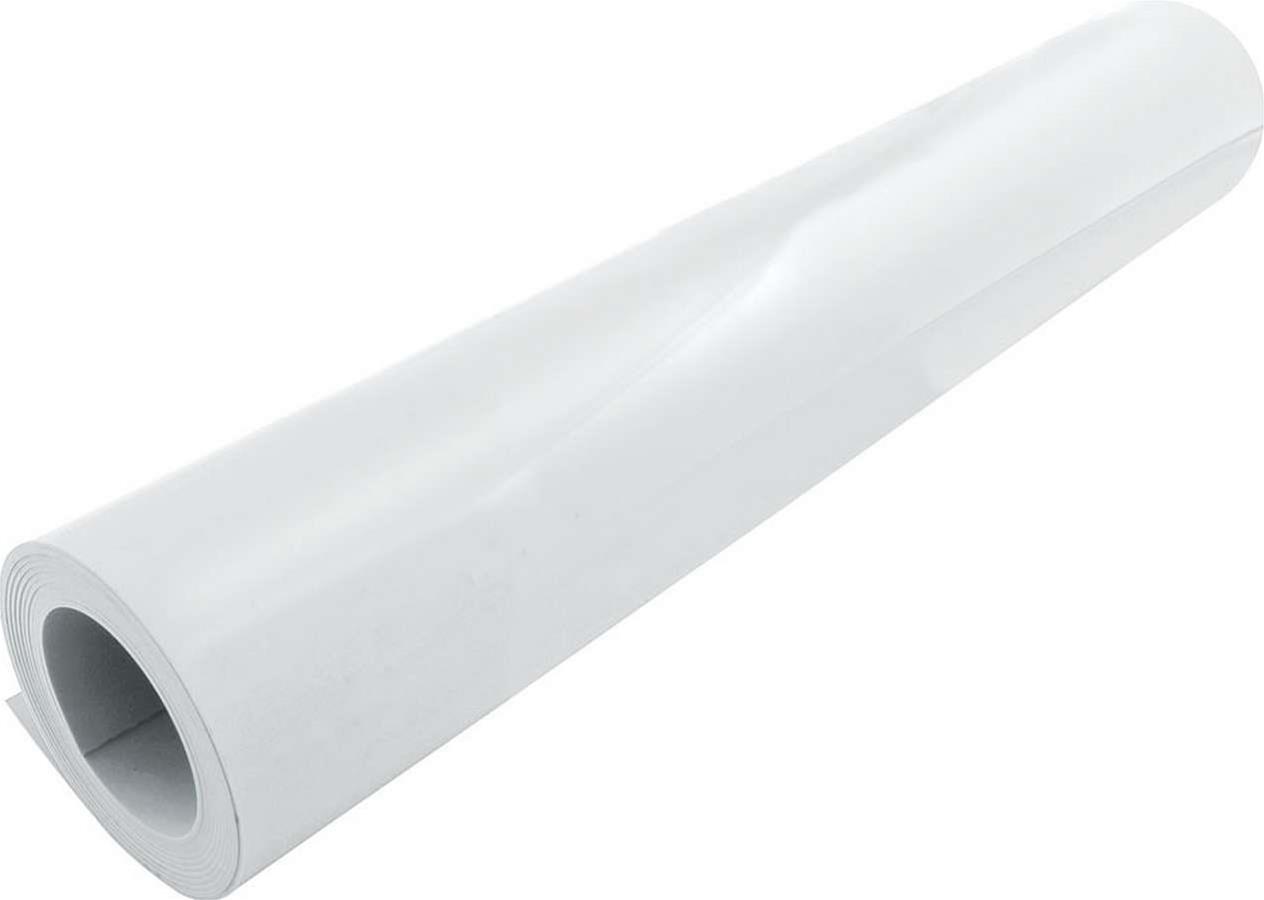 Allstar Performance Rolled Plastic ALL22406 Plastic, White, .070 in. Thickness, 24 in. Width, 25 ft. Length, Each