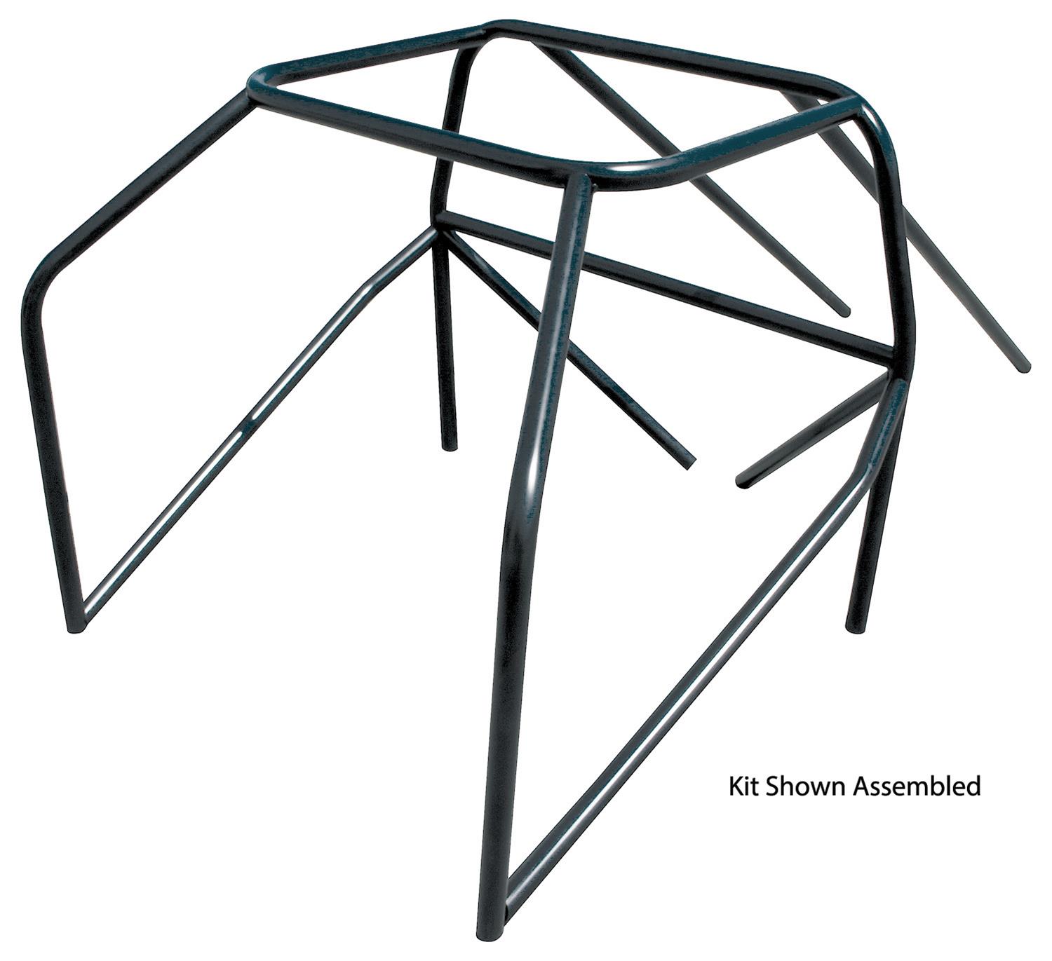 Allstar Performance 10-Point Roll Bar Kits ALL22628 Bar, 10-Point, Complete, Steel, Buick, Chevy, Oldsmobile, Pontiac, Natural, Kit