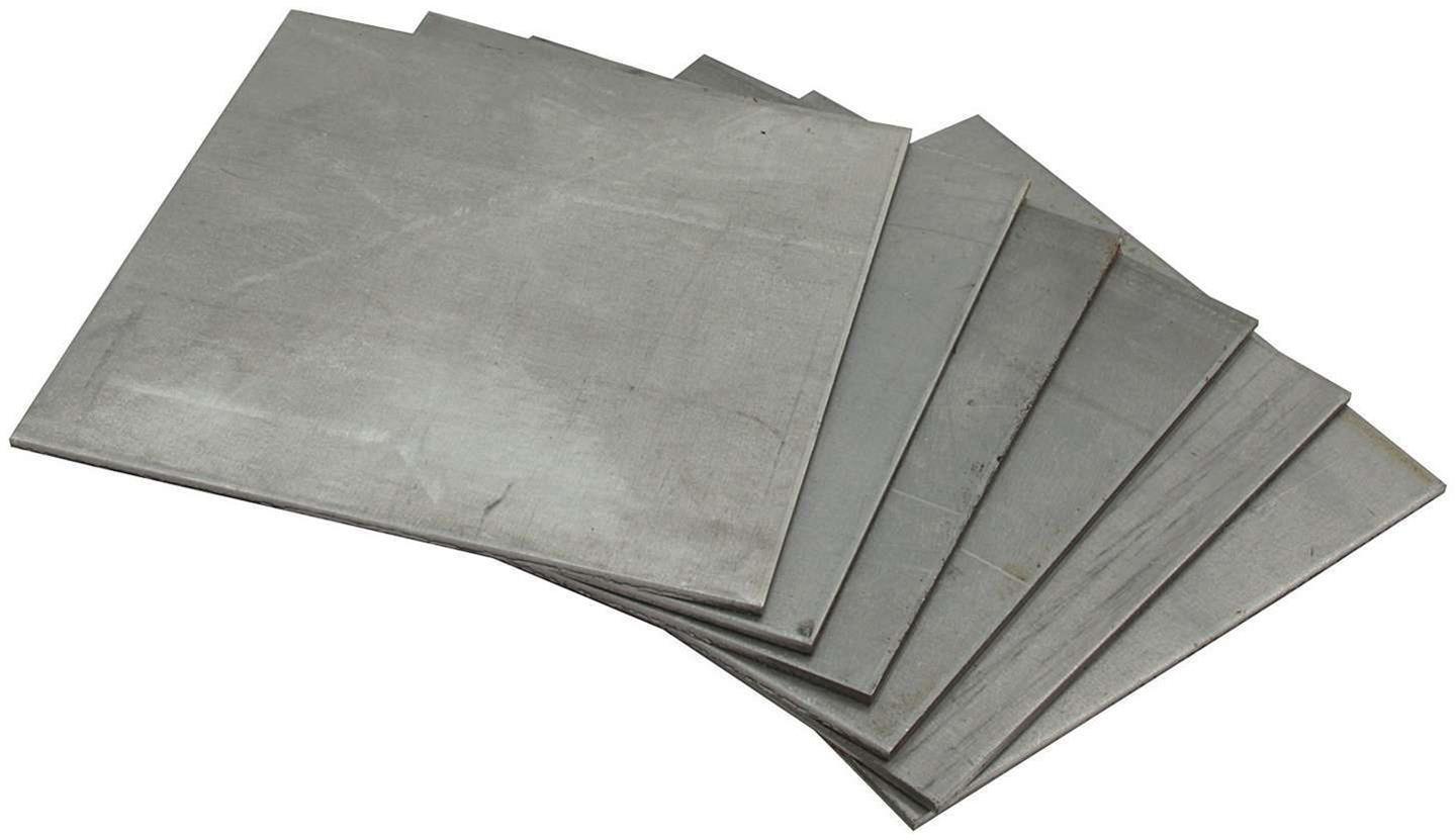 Allstar Performance Floor Plates ALL22640 Roll Cage, Plates, 1/8 in. Steel, 6 in. x 6 in., Set of 6