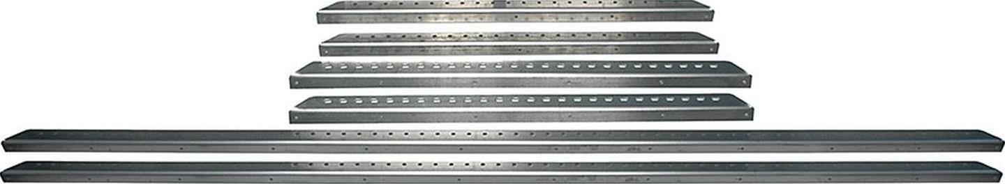 Allstar Performance Body Brace Kits ALL23106 Braces, Aluminum, Natural, Kit