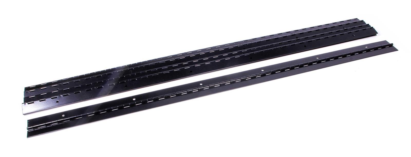 Allstar Performance Aluminum Body Hinges ALL23126-5 Hinges, Aluminum, Black, 2.00 in. Width Open, 36.00 in. Length, Set of 5