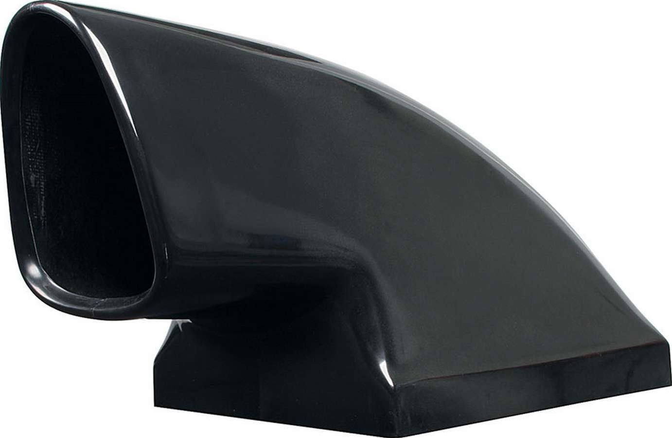 Allstar Performance Dragster Scoops ALL23270 Hood Scoop, Style, Functional, Quick-release, Fiberglass, Black Gelcoat, D-shaped Opening, Each