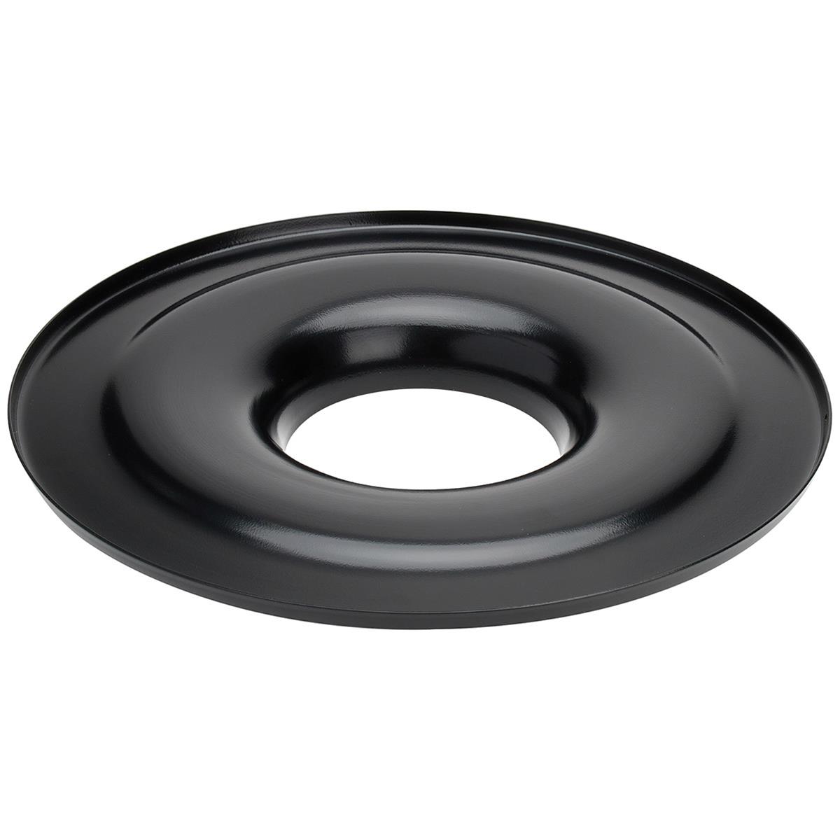 Allstar Performance Air Cleaner Bottoms ALL25957 Base, 14 in. Diameter, Round, Flat Base, Aluminum, Black, Each