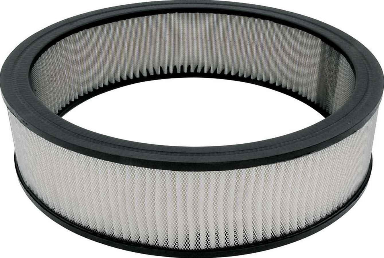 Allstar Performance Paper Air Filter Elements ALL26030 Elements, Replacement, Dry, Round, Paper, White, 16.00 in. O.D., 4.00 in. Height, Each