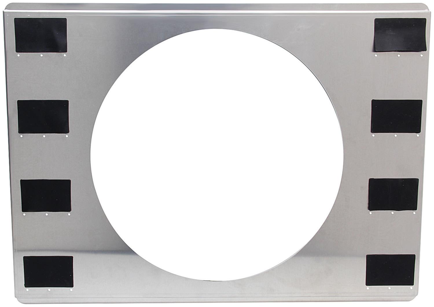 Allstar Performance Fan Shrouds ALL30063 Shroud, Aluminum, Natural, Bolt-On, 16" Diameter, Each