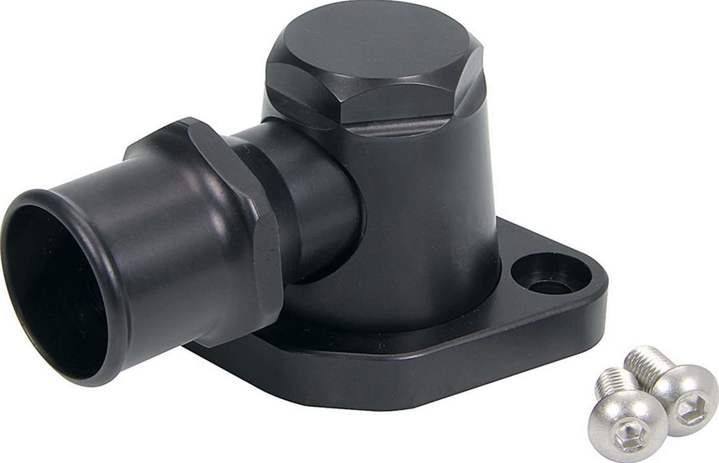 Allstar Performance Water Necks and Thermostat Housings ALL30370 billet aluminum water necks fit most Chevy V8, accept most standard thermostats swivel