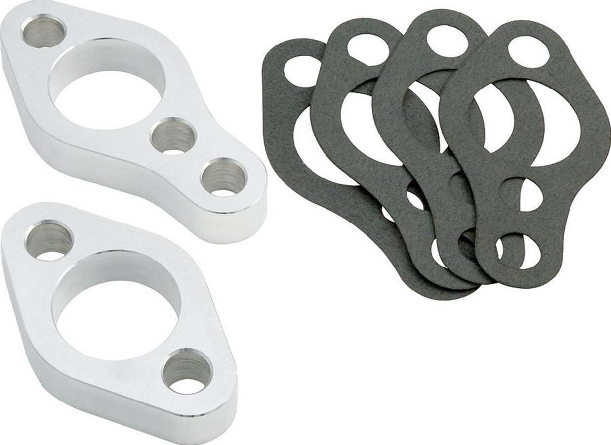 Allstar Performance Water Pump Spacers ALL31073 Spacer Kit, Pump, Aluminum, Natural, 1/2 in. Thick, Chevy, Small Block, Kit