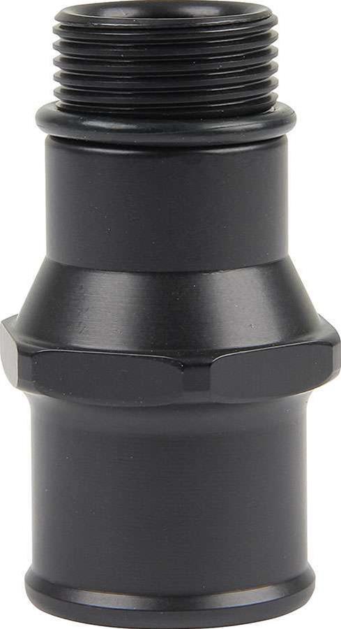 Allstar Performance Adapter Fittings ALL31136 Fitting, Adapter, Straight Cut to Hose Barb, Straight, Aluminum, Black Anodized, 1 1/4-12 in., 1 1/2 in. Hose Barb, Each