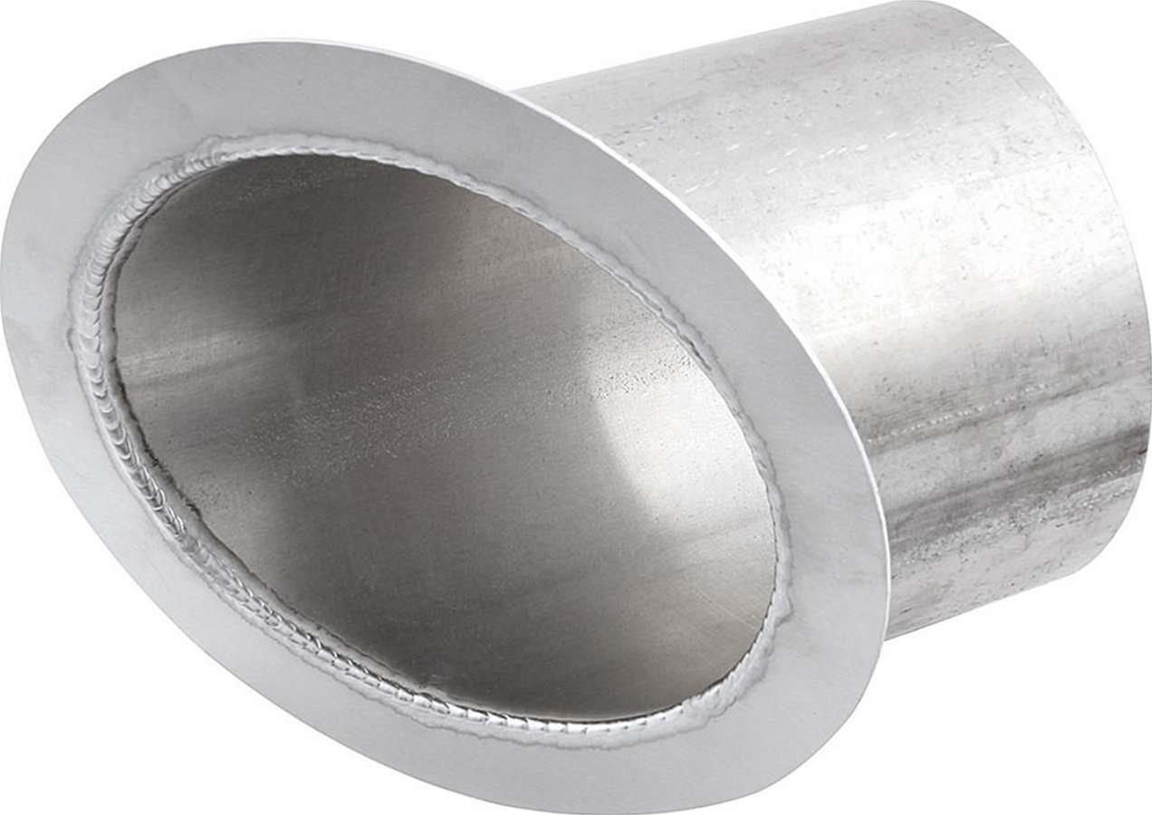 Allstar Performance Exhaust Shields ALL34180 Shield, Single Exit, Aluminum, Natural, Exits 55 degrees To Door, 5.00 in. Tubing Diameter, Each