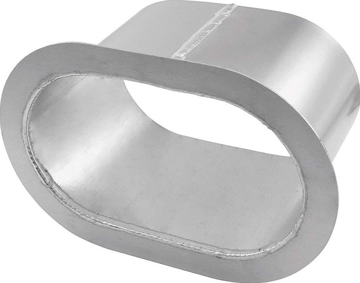 Allstar Performance Exhaust Shields ALL34183 Shield, Aluminum, Natural, Exits 90 degrees To Door, for Dual 3.5 in. Pipes, Each