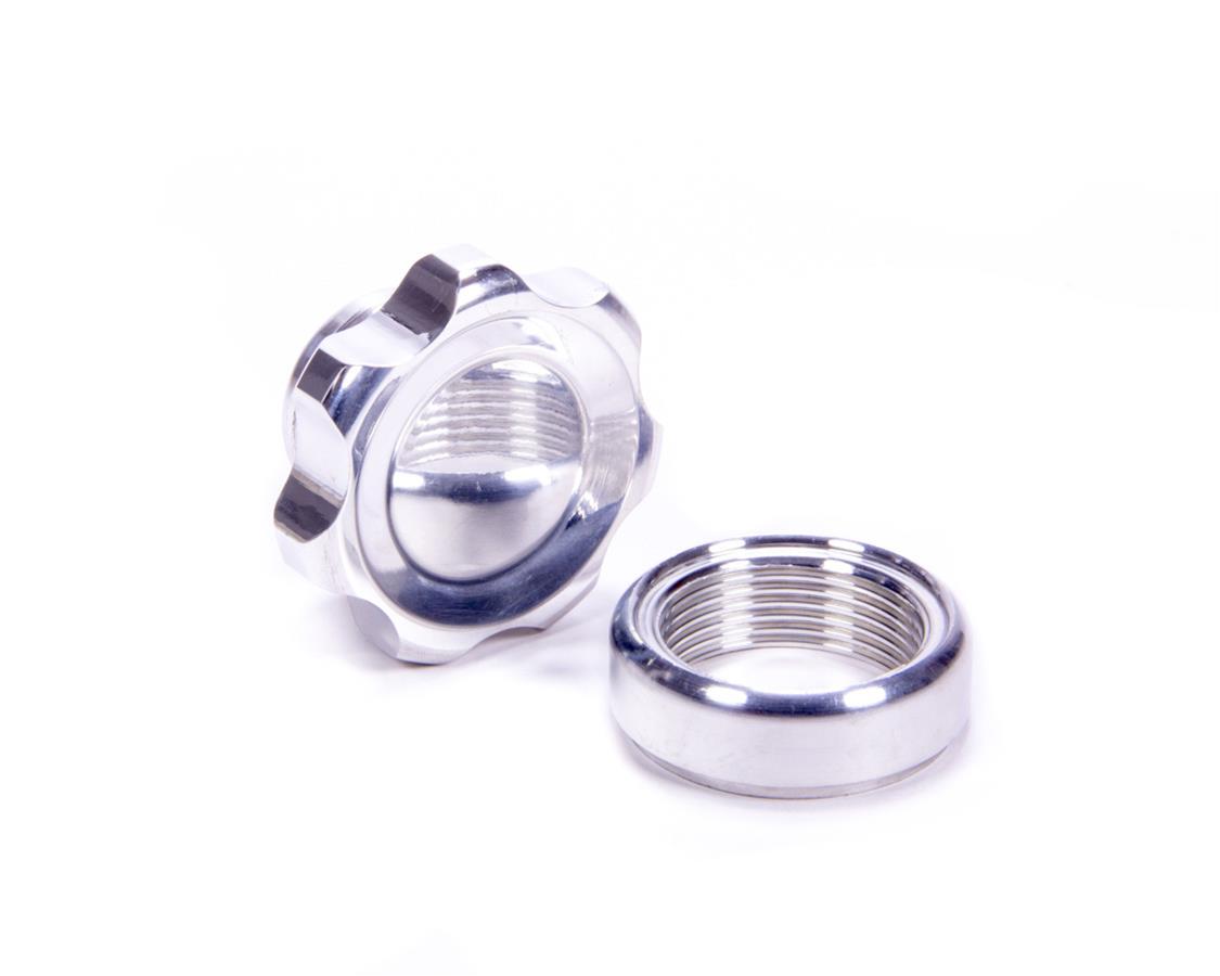 Allstar Performance Fill Plug Kits ALL36166 Cap Kits, 1-1/2 in.-12 Thread, Weld-on, Billet Aluminum, Polished, 1.500 in. Diameter, Kit