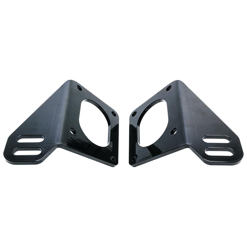 Allstar Performance Motor Mounts ALL38085 Mounts, Frame Bracket Style, Bolt-in, Steel, Black, Left and Right, Chevrolet, Small Block LS, Pair