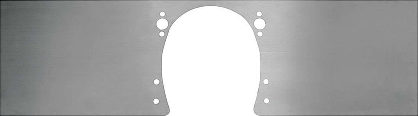 Allstar Performance Front Motor Plates ALL38120 Plate, Front-mount, Aluminum, Natural, Chevy, Small Block, Each
