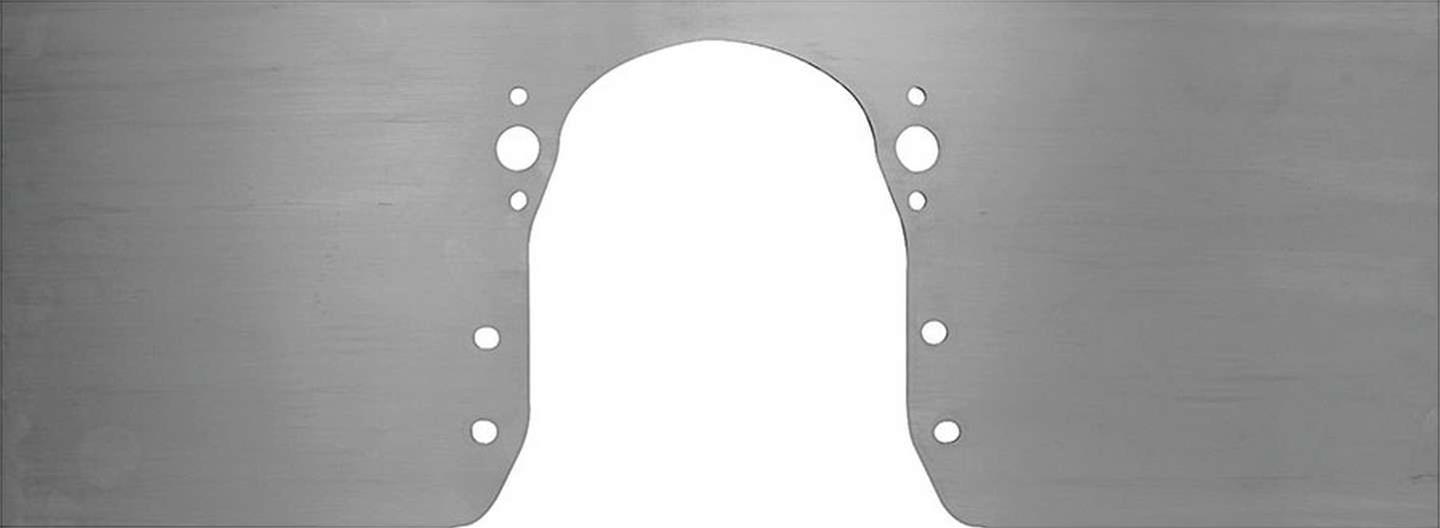 Allstar Performance Front Motor Plates ALL38124 Plate, Front-mount, Aluminum, Natural, Chevy, Big Block, Each