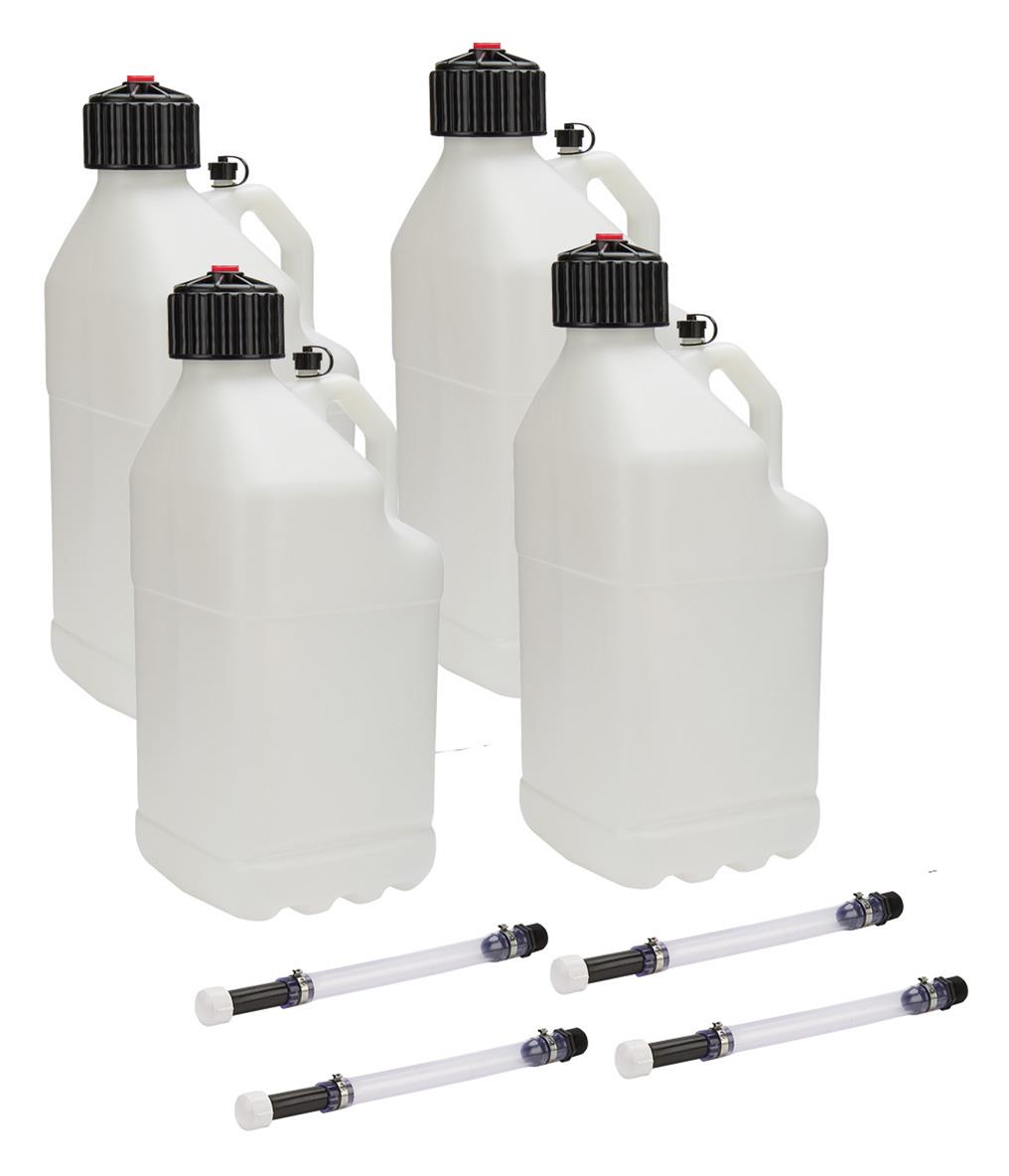 Allstar Utility Jugs with Filler Hose (Set of 4)