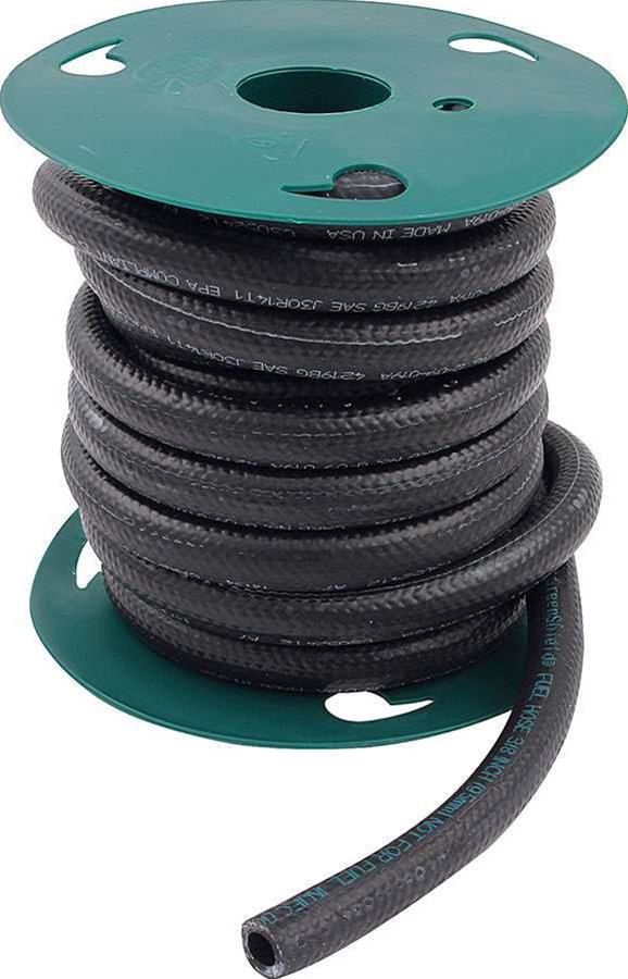 Allstar Performance Fuel Line Hoses ALL40357 Hose, 3/8 in. Size, 50 psi, Nitrile Rubber, Black, 25 ft. Length, Each