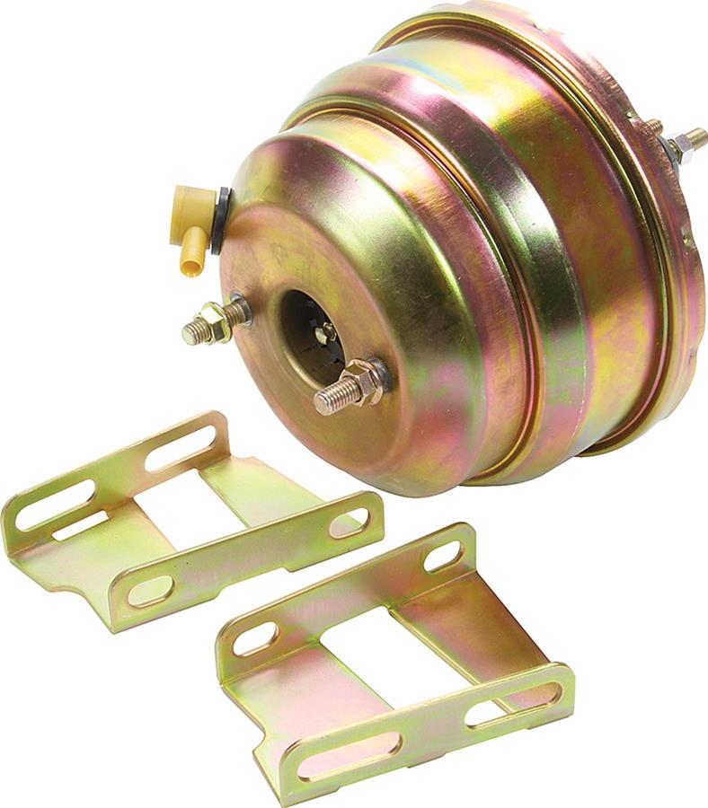 Allstar Performance Brake Boosters ALL41009 Power Booster, 8 in Dual Diaph, 4-1/4 in Deep, Chevy 1955-64, Each