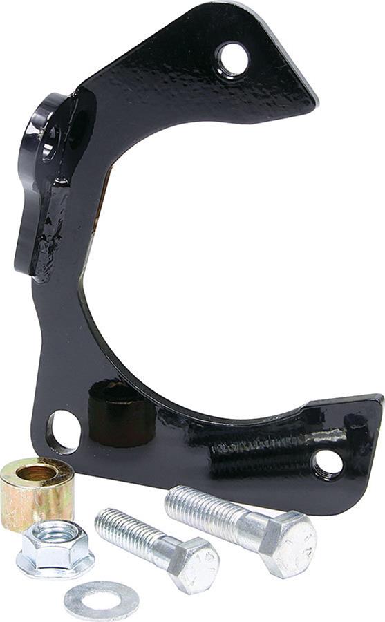 Allstar Performance Hybrid Caliper Brackets ALL42118 Brake Mounting Bracket, Steel, Black Powdercoated, Each
