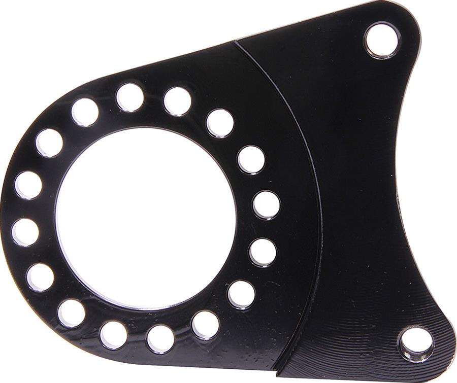 Allstar Performance Caliper Brackets ALL42137 Brake Mounting Brackets, Steel, Black, Fits 8-bolt Axle Tubes Only, Rear Left/Rear Right, Each