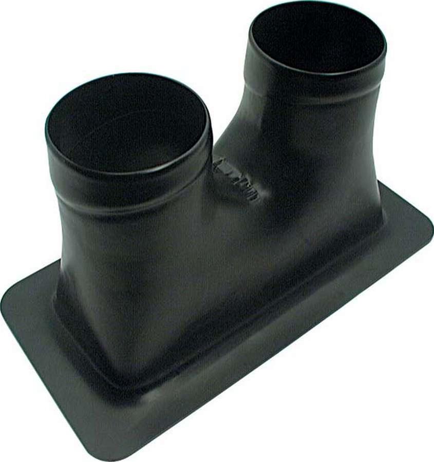 Allstar Performance Brake Ducts ALL42142 Duct, ABS, Black, Rectangle, Dual 3 in. Hoses, Each