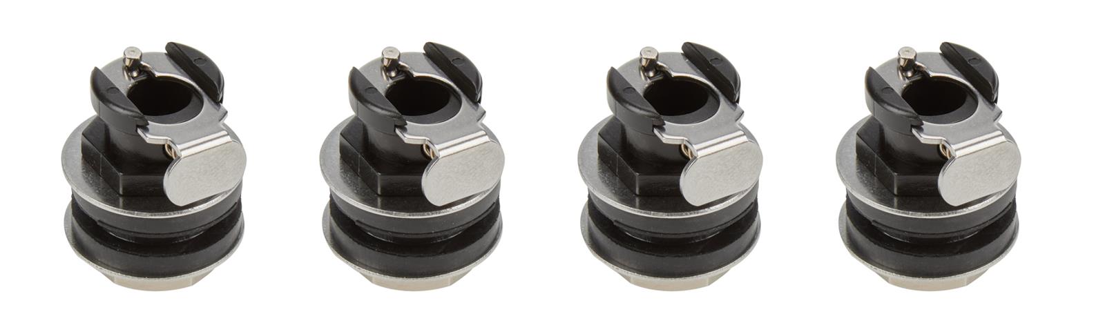 Allstar Performance Pressure Relief Valve Stems ALL44060 Wheel Disconnect. 5/8 in Diameter, Plastic, Set of 4