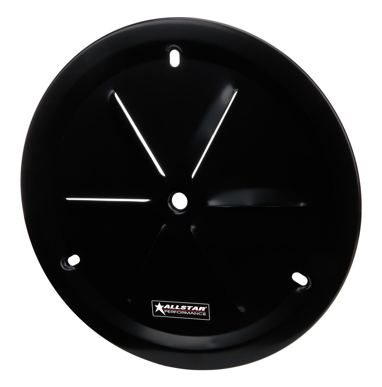 Allstar Performance Wheel Covers ALL44141 Aluminum Cover Weld Style Louvered Black