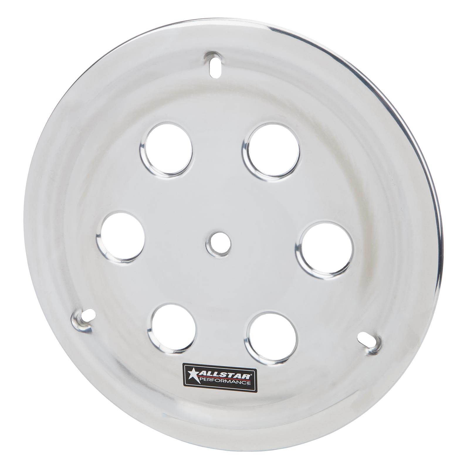 Allstar Performance Wheel Covers ALL44142 Aluminum Cover Weld Style Multi-Hole Polished