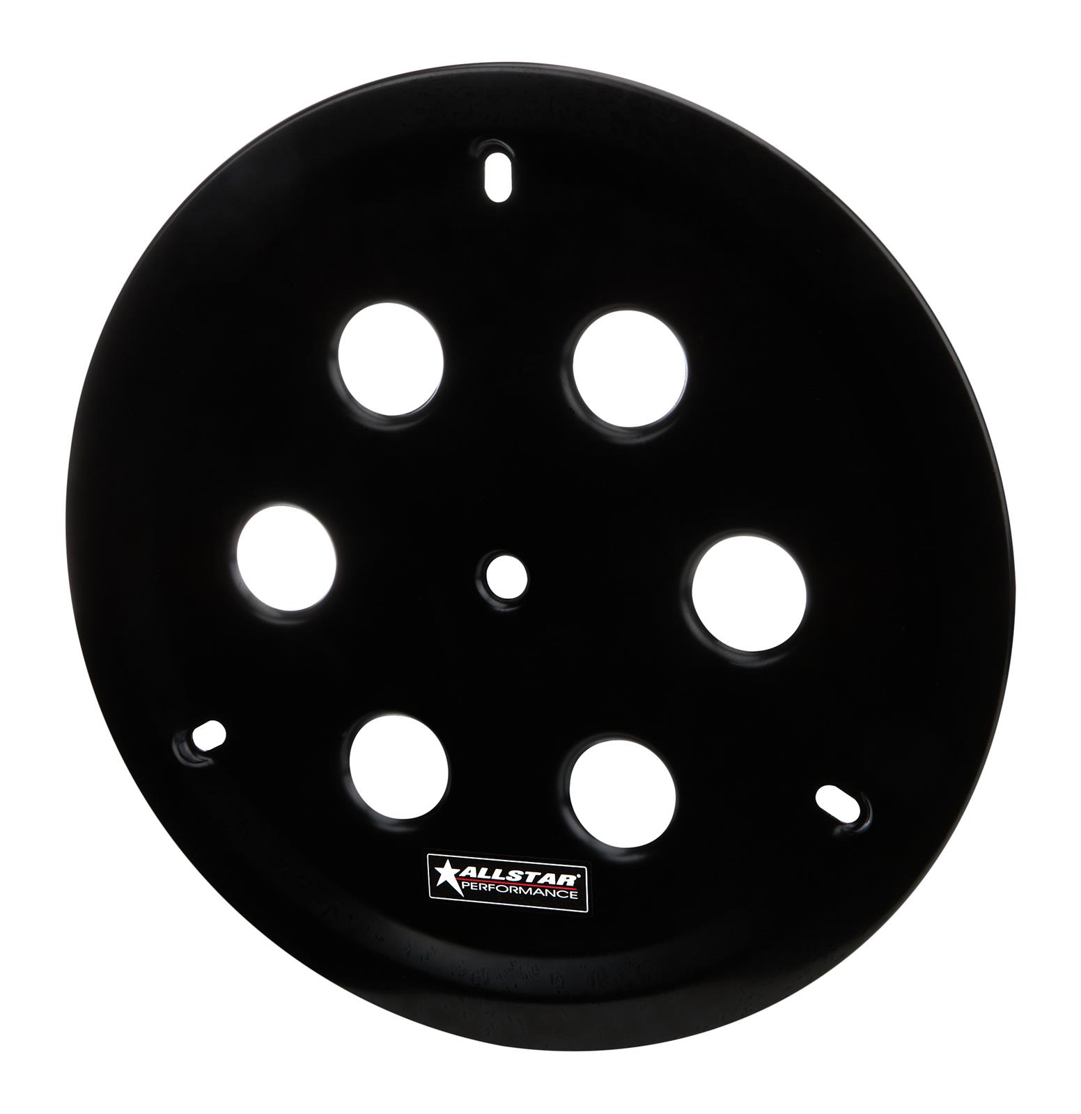 Allstar Performance Wheel Covers ALL44143 Aluminum Cover Weld Style Multi-Hole Black