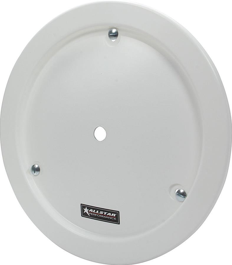Allstar Performance Universal Wheel Covers ALL44231 Covers, Plain, 15 in. Wheel, Plastic, White, Each