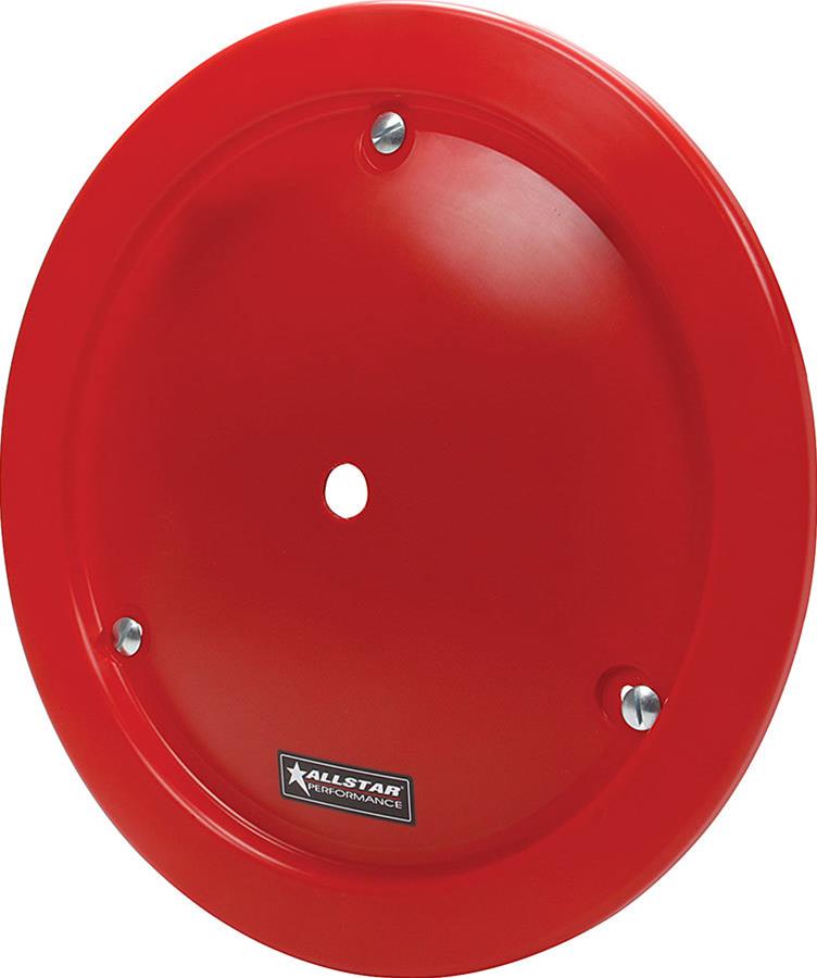 Allstar Performance Universal Wheel Covers ALL44232 Covers, Plain, 15 in. Wheel, Plastic, Red, Each