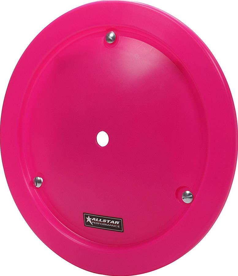 Allstar Performance Universal Wheel Covers ALL44240 Covers, Plain, 15 in. Wheel, Plastic, Neon Pink, Each