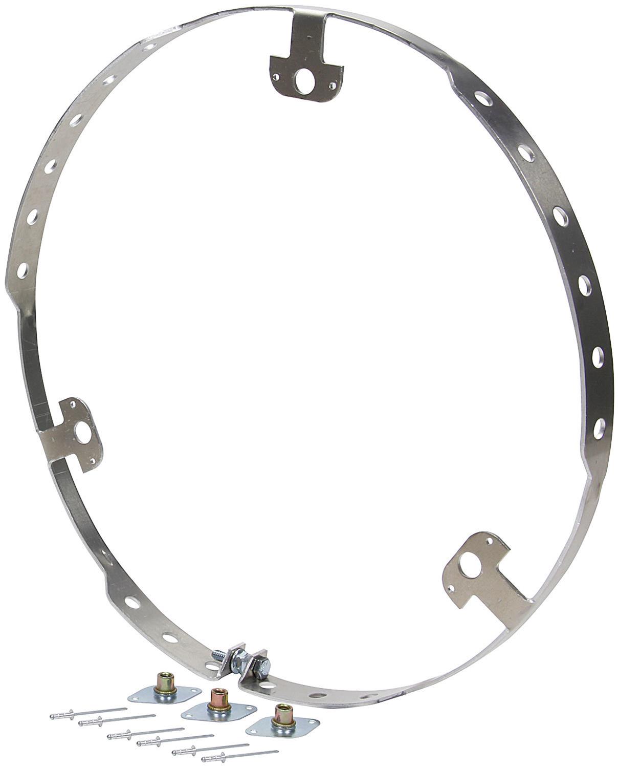 Allstar Performance Wheel Cover Components ALL44245 alum Flat Style Ring For 3 Fastener Bolt-On Covers