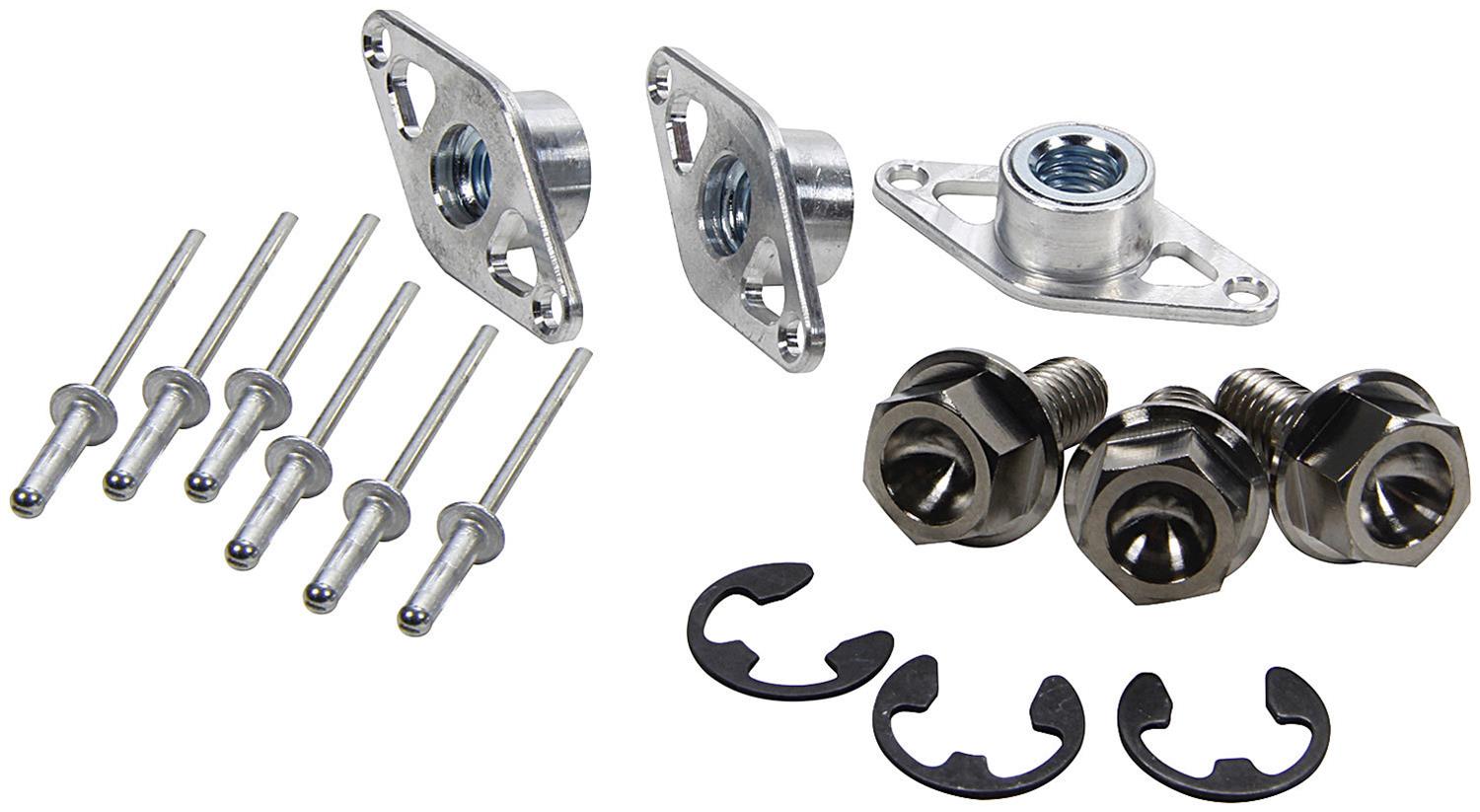 Allstar Performance Wheel Covers ALL44266 Cover Kit, Cover Retainer Kit, Titanium