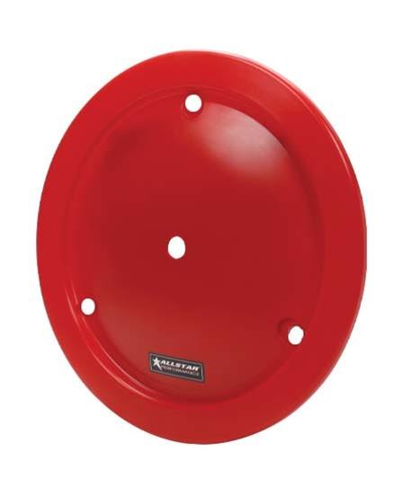 Allstar Performance Wheel Covers ALL44282 Universal Three Fastener Plastic with No Hardware Red