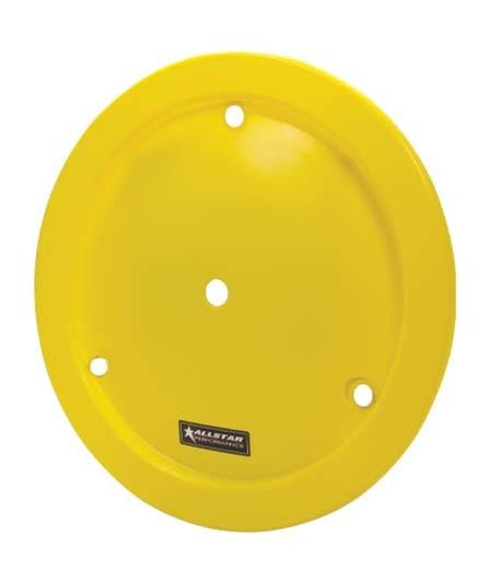 Allstar Performance Wheel Covers ALL44285 Universal Three Fastener Plastic with No Hardware Yellow