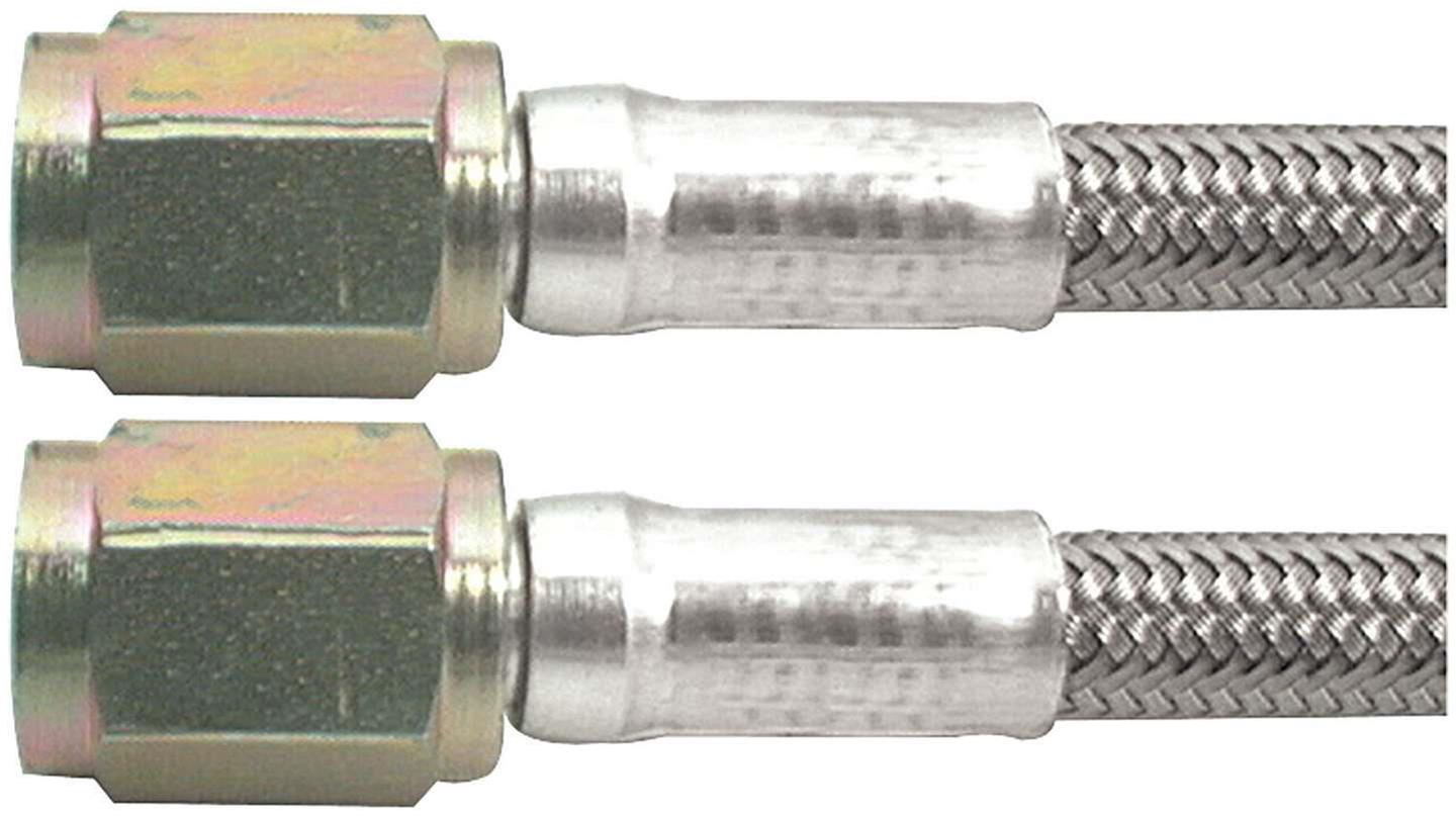 Bryke Racing 30-inch Straight -4AN Steel Braided Brake Line – IMCA Legal