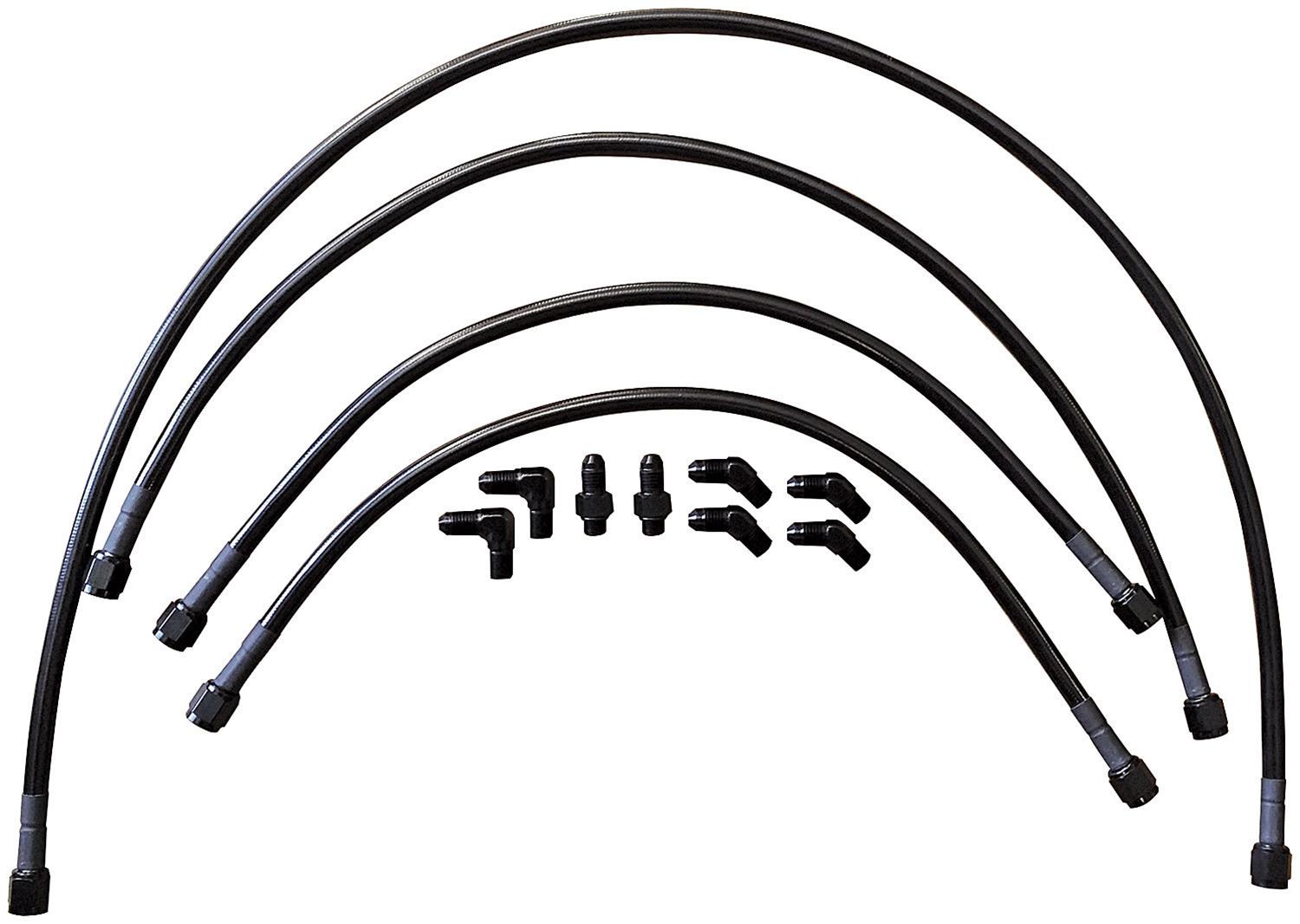 Allstar Performance Wing and Spoiler Components ALL48006 kit with strong, lightweight, ultra flexible, heat resistant, braided Kevlar lines simplif
