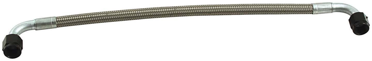 Allstar Performance Sprint Power Steering Supply Lines ALL48261 Steering, Braided Stainless Steel, -6 AN, Natural, 13.5 in. Length, Each