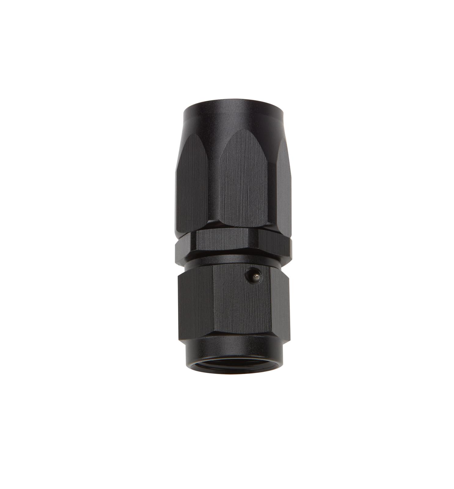 Allstar Performance Hose Ends ALL49312 Fitting, End, Straight, -6 AN to -6 AN Female, Aluminum, Black, Each