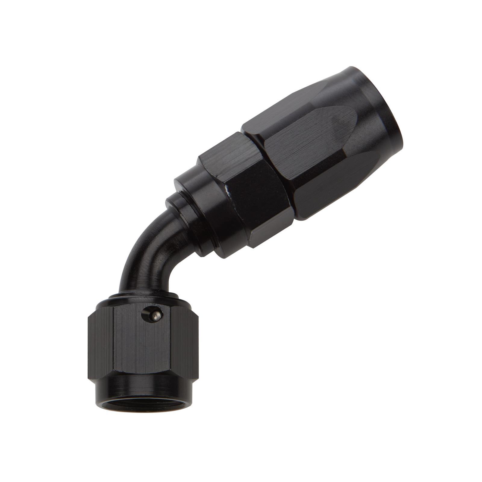 Allstar Performance Hose Ends ALL49344 Fitting, End, 60 Degree, -10 AN to -10 AN Female, Aluminum, Black, Each