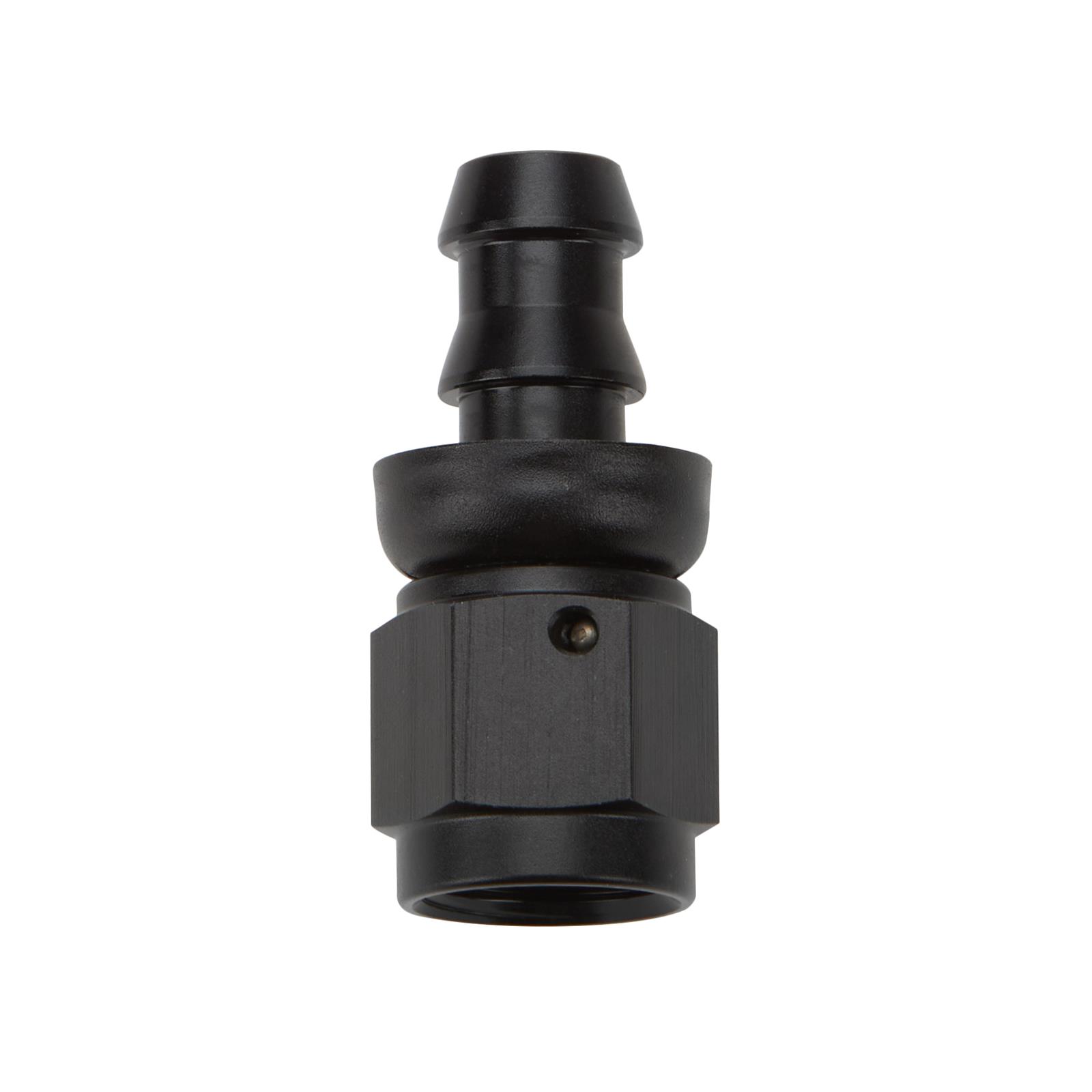 Allstar Performance Hose Ends ALL49411 End Pushlock Black Aluminum Straight -4