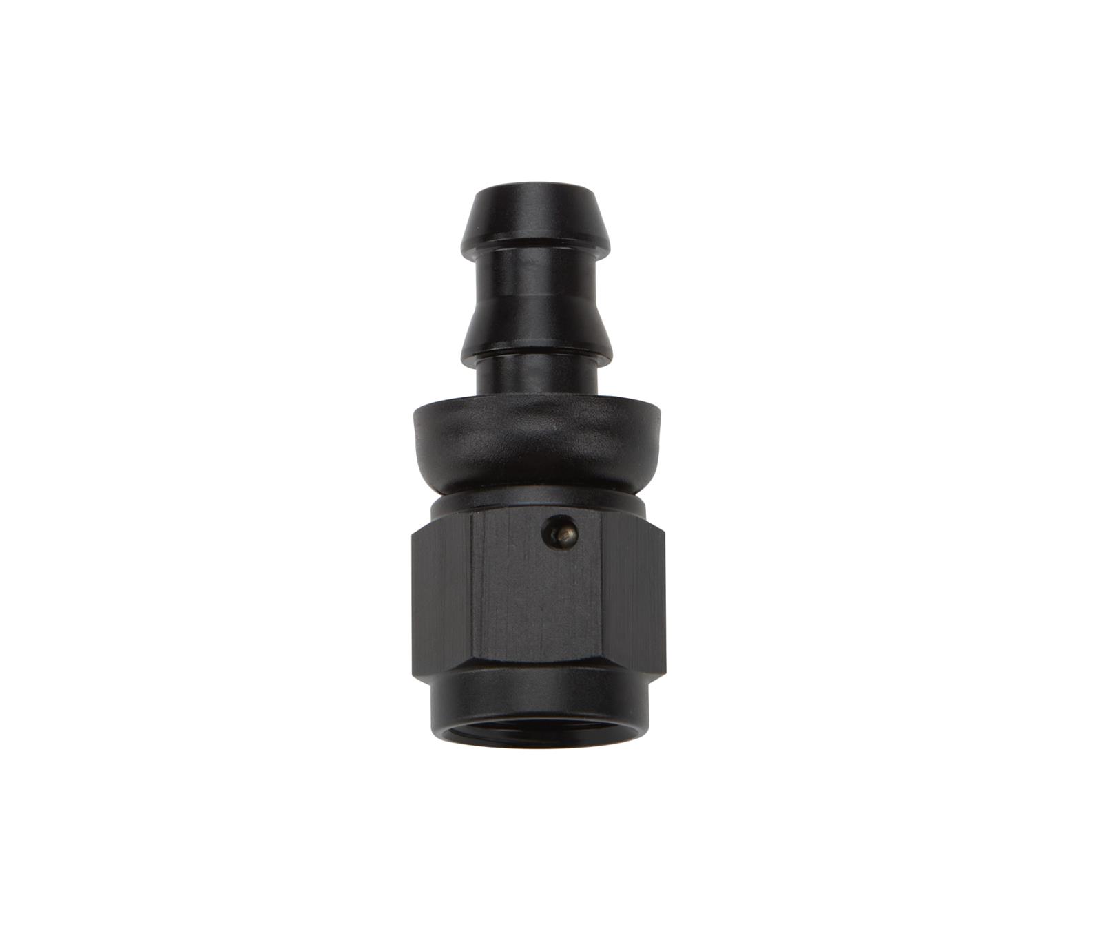 Allstar Performance Hose Ends ALL49412 End Pushlock Black Aluminum Straight -6