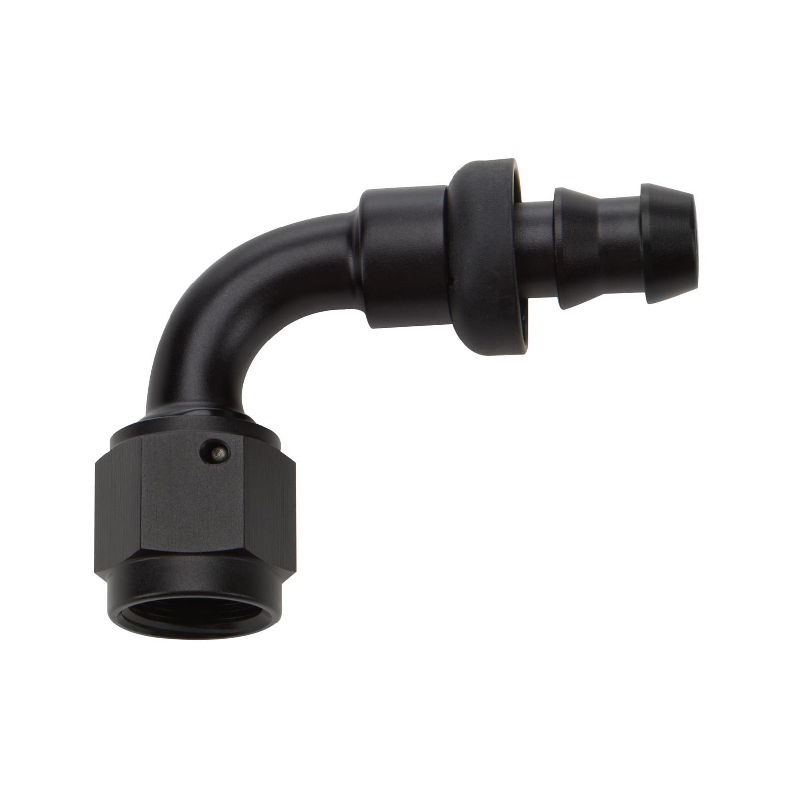 Allstar Performance Hose Ends ALL49454 End Pushlock Black Aluminum 90 Deg Elbow -10