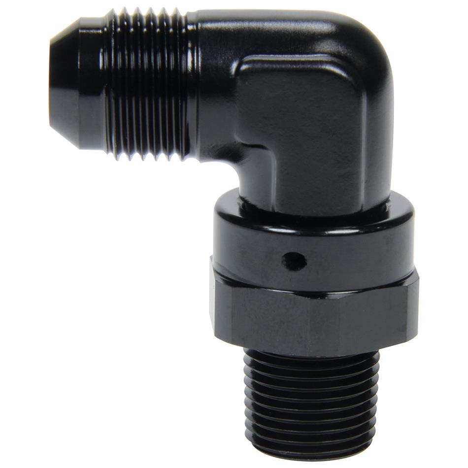Allstar Performance AN to NPT Adapter Fittings ALL49584 Fitting, Adapter, NPT, Straight, Aluminum, Black Anodized, -4 AN, Male 1/8 in. NPT, Each