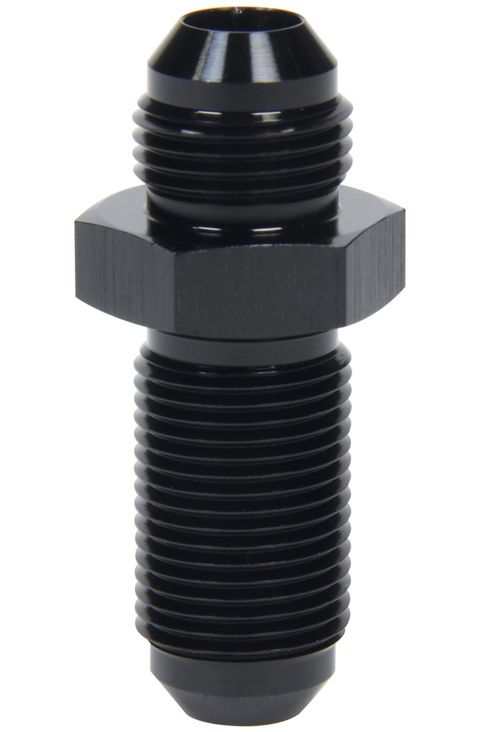 Allstar Straight Bulkhead Black -3 Allstar Straight Bulkhead Black -3