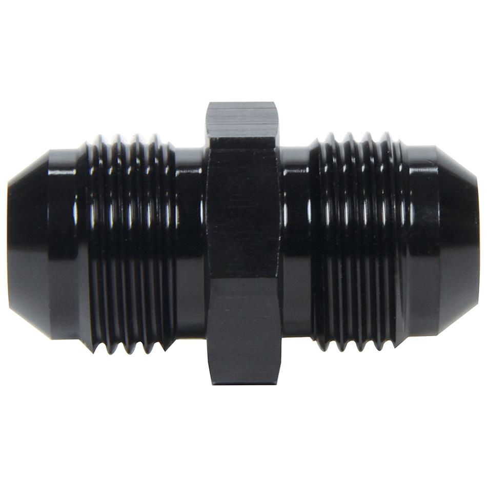 Allstar Performance AN Flare Adapter Fittings ALL49714 Fitting, Adapter, Union, Aluminum, Black Anodized, Straight, Swivel, -10 AN, Male Threads, Each