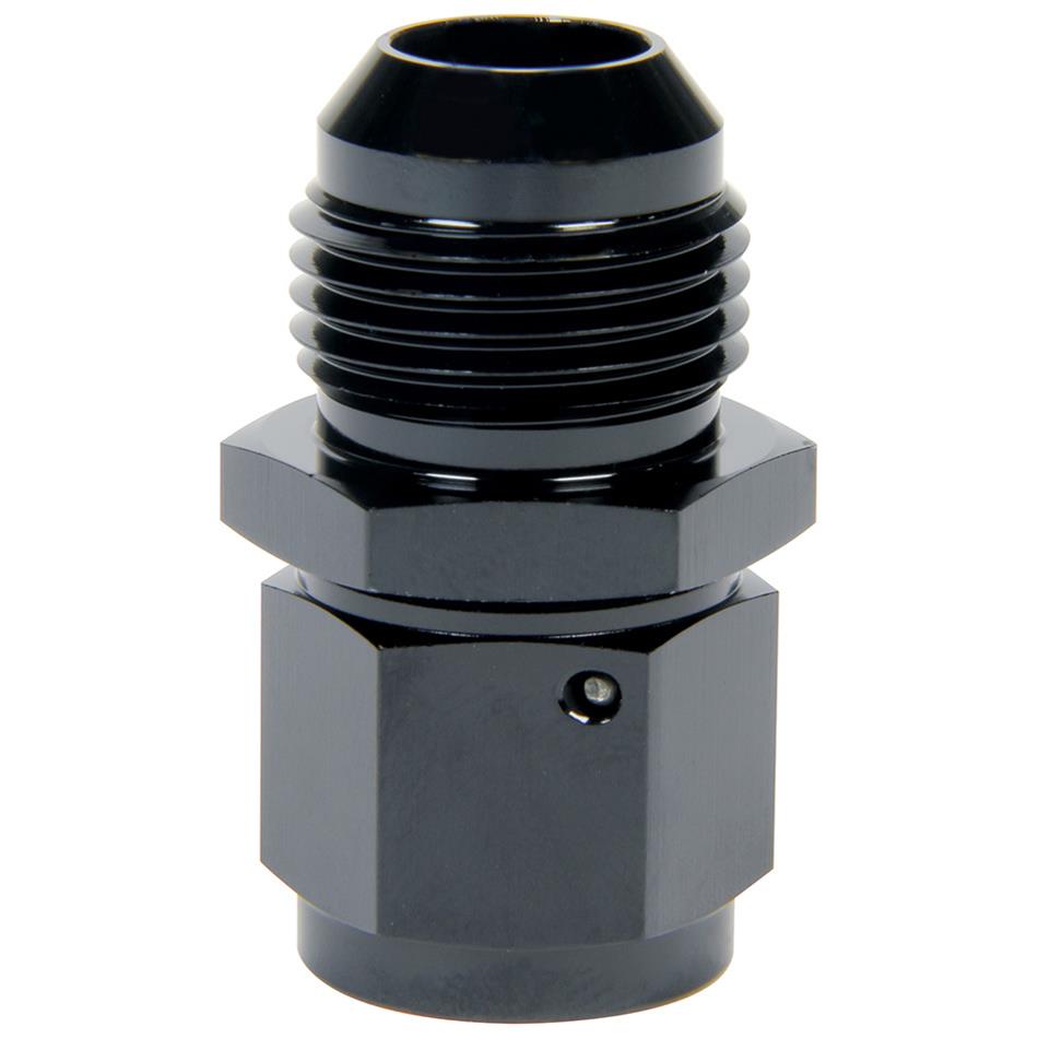 Allstar Performance AN Flare Adapter Fittings ALL49753 Fitting, Adapter, Reducer, Aluminum, Black Anodized, Straight, -8 AN, -10 AN, Male Threads, Each