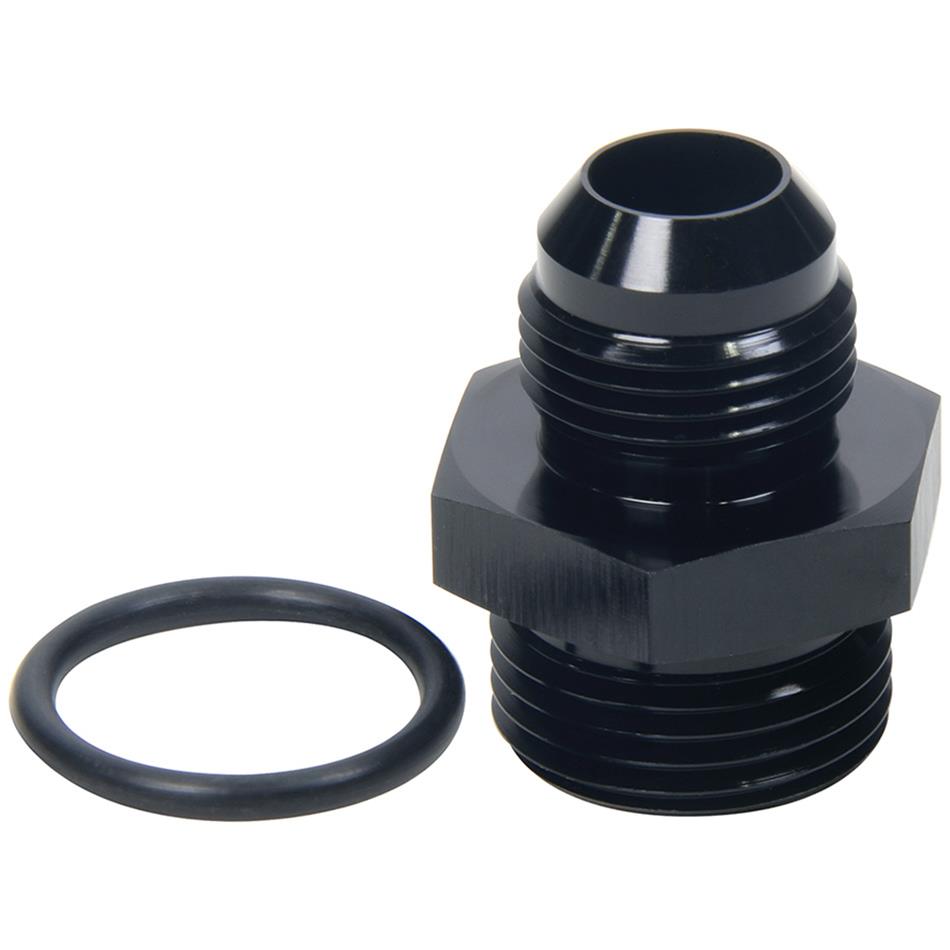 Allstar Performance Adapter Fittings ALL49843 and Adapters, Straight, Aluminum, Black Anodized, -8 AN Male AN, -10 AN O-ring Male AN O-ring, Each